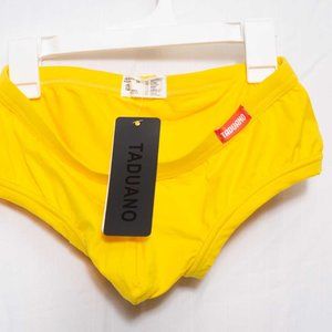 Taduano Yellow Men's Underwear with Pouch - Medium